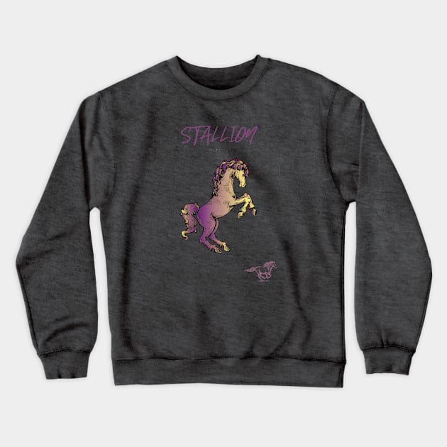 Stallion Crewneck Sweatshirt by Rc tees